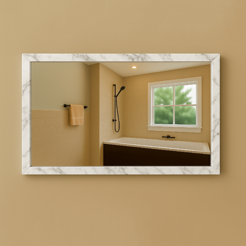 Огледало с мраморна PVC рамка Marble Matt